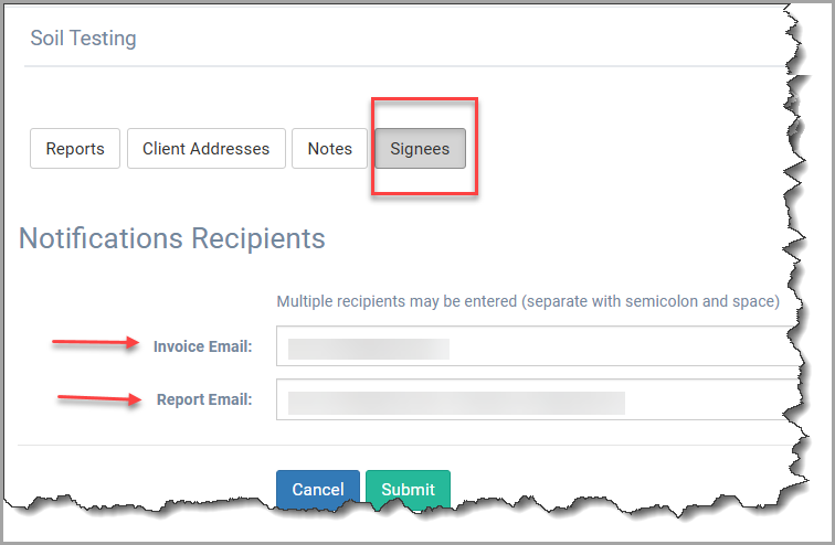 image of the signees tab
